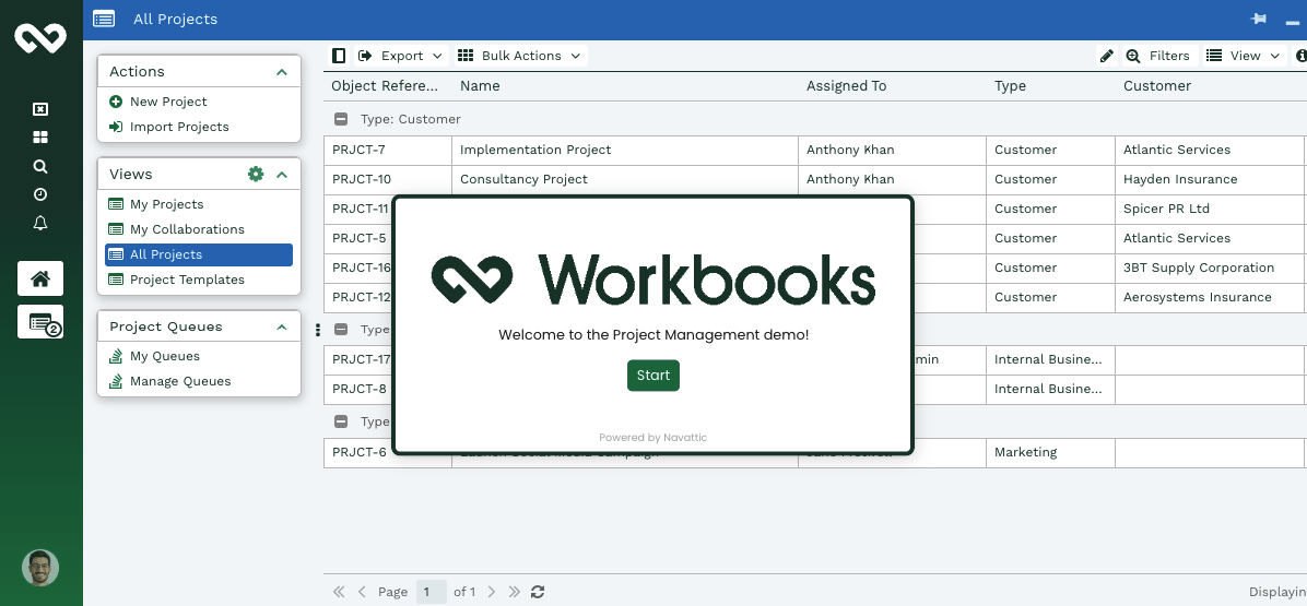 Workbooks CRM